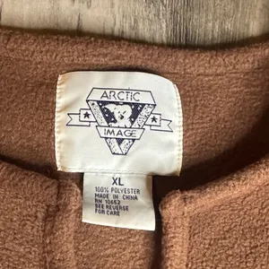 Woolrich Vintage Arctic Image Nome Alaska Brown Sweater With Bear Designs thumbnail 2