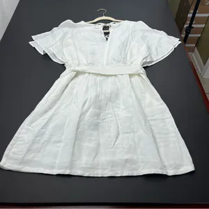 Tommy Bahama St. Lucia Linen-Blend Split-Shoulder Dress White SZ Small NEW *FLAW thumbnail 12