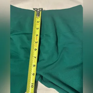 Aurola Women's Green High-Waisted Leggings thumbnail 9