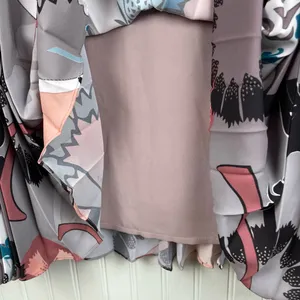 REISS Lolita Montage Accordion Pleated Skirt Women's Size 8 Abstract Print Artsy thumbnail 10
