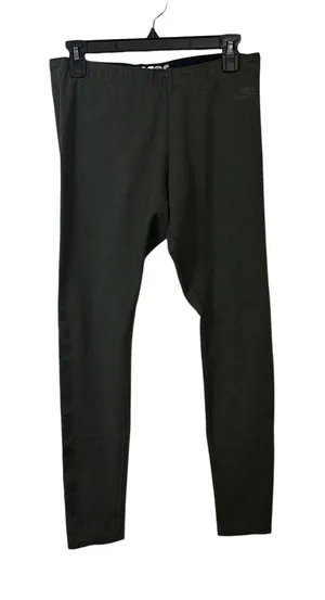 Nike Leggings Womens Large Green Sportswear Leg-A-See Logo 905115-383 thumbnail 1