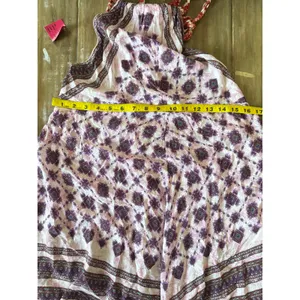 Intimately Free People Dress Small Pink Boho‎ Halter Handkerchief Hem Festival thumbnail 6