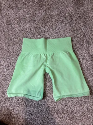 NVGTN Green Biker Shorts thumbnail 3