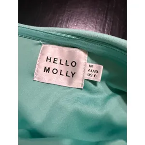 Hello‎ Molly Mint Green Strapless Cut Out Ruched Midi Dress US 6 M Side Slit thumbnail 4