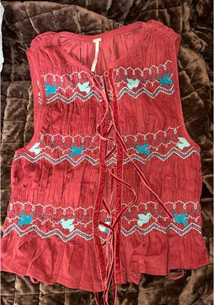 Free People Terra smocked maxi skirt set thumbnail 4