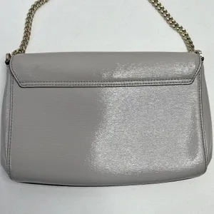 KATE SPADE Laurel Way Greer Crossbody‎ Shoulder Bag Gray Leather Crossbody Strap thumbnail 8