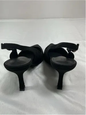 Womans New Slingback Stiletto Pumps Size 9.5 Black Pointed Toe thumbnail 4