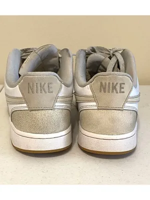 Women's Nike Court Vision Low Pale Ivory‎ White Gum Light Orewood Brown 8.5 thumbnail 3