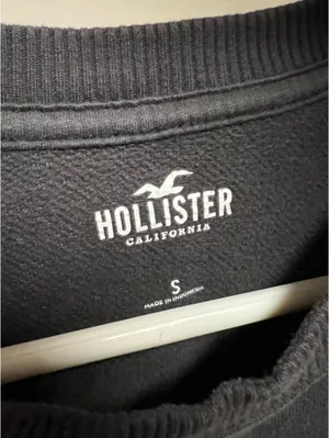 Hollister Grey Graphic Sweatshirt thumbnail 3