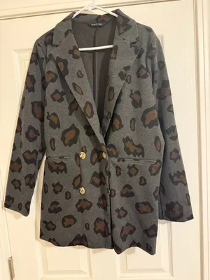 Strut & Bolt Leopard print Women’s blazer thumbnail 1