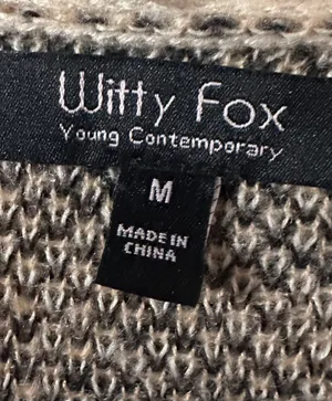 Witty Fox Open Front Cardigan thumbnail 2