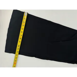 Anthropologie Maeve The Naomi Pants Sz 12 Black High Rise Wide Leg Utility thumbnail 9