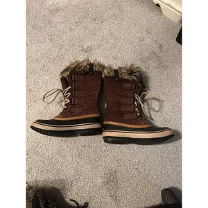 Sorel Joan of Arctic Snow Brown Waterproof Leather Womens Boots NL2429 Size 6‎ thumbnail 6