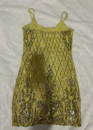 xs gold hoco dress thumbnail 3