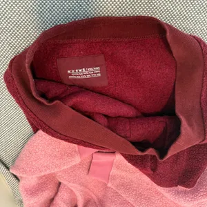 Outdoor Voices MegaFleece Half-Zip Hoodie in Truffle Pink Burgundy, Size Small thumbnail 8