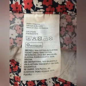 H&M L.O.G.G. Floral Print Shorts | Size 4‎ thumbnail 7