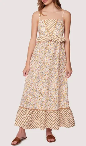 Lost + Wander Spring Sunrise Maxi Dress‎ Size Medium New With Tags thumbnail 1