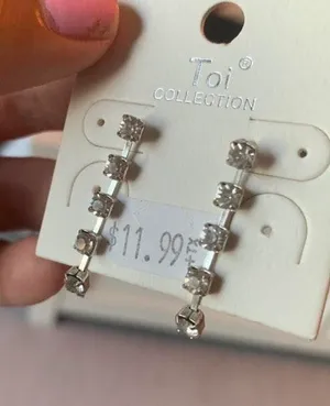 Dangling Diamond Earrings thumbnail 2