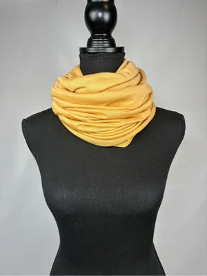 Infinity Scarf Mustard Yellow thumbnail 5