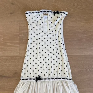 Outcast Giana Polka Dot Maxi Dress Size XXS in Cream Black thumbnail 2