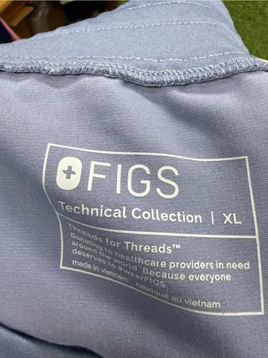 Figs Zamora Jogger Scrub Pant Slate Grey Blue Drawstring Medical Women's XL thumbnail 5