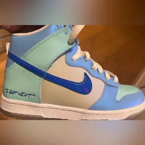 Nike‎ Dunk High Blue Mint Clean Streetwear Sneaker hightop 5.5Y W7 DV2206-400 thumbnail 3