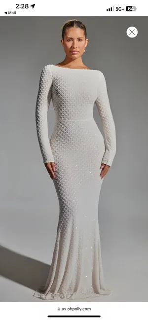Oh Polly White Long Dress thumbnail 3