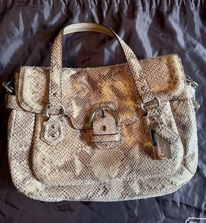 Coach Campbell Exotic Leather Satchel thumbnail 1