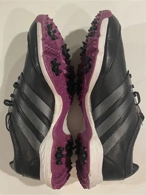 Adidas Response Light Golf Shoes Women’s 9 Black Purple thumbnail 7