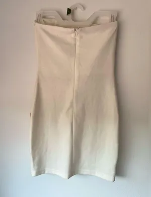 Strapless dress mini skirt Spandex Size xs thumbnail 4