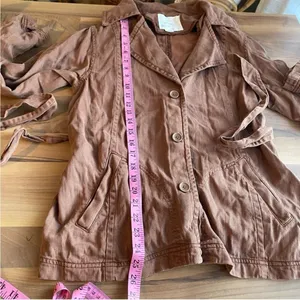 Anthropologie soft‎ twill jacket M thumbnail 12