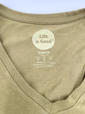 Life is Good Women's Classic Fit Tee Size Small Hello Sunshine Sunflower Cotton thumbnail 5