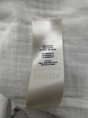 Little Moon Aritzia Off Shoulder Air Plush Cotton Fig Mini Dress Women XS White thumbnail 12