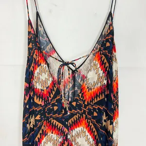 ZARA Boho Sleeveless Maxi Side Slits Dress Size S thumbnail 9