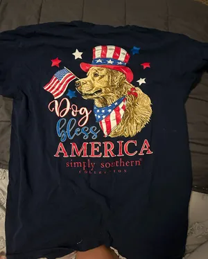 Simply Southern T-Shirt American dog thumbnail 1