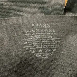 SPANX Look At Me Now Camouflage Print High Waisted Seamless Leggings M thumbnail 4