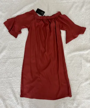 Boutique Midi Dress Orange Size L thumbnail 1