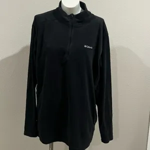 Columbia black full 1/4 zip jacket thumbnail 3