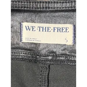 NWT Free People Double Dutch Slit‎ Skinny Pants Faux Leather Coated Black Size S thumbnail 7