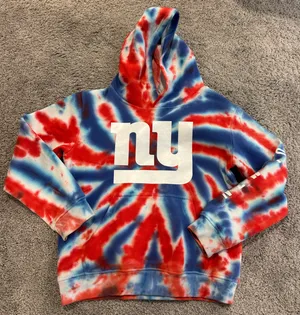 NY Giants Tie Dye Sweatshirt Multiple Size Youth S thumbnail 1