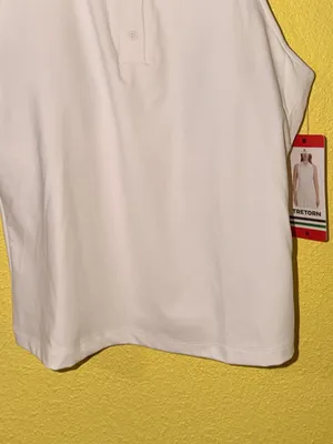 Tretorn White Sleeveless Polo Tank Top thumbnail 5