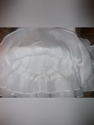 American Eagle High Waisted tiered mini skirt / skort in white size XS boho thumbnail 4
