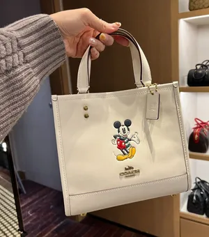 coach Disney X Coach Dempsey Tote Bag 22 With Mickey Mouse cm843 thumbnail 1