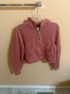 Lululemon Scuba Oversized Half-Zip Hoodie in Brier Rose thumbnail 3
