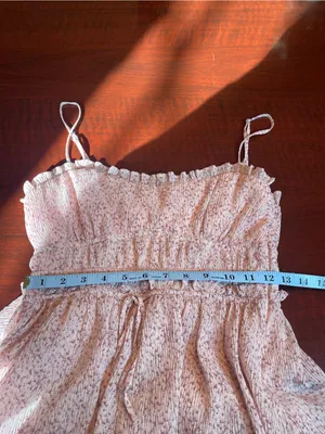ASTR The Label Harriet Tiered Midi Dress Cottagecore Fairy High Slit Dress Sz S thumbnail 8