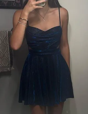 NWT Windsor Royal Blue Formal Dress thumbnail 1