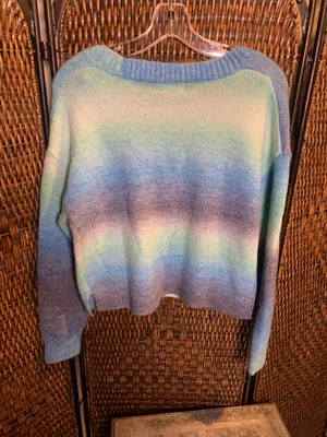 NWT NYC Knits Cardigan Size M Blue Size M thumbnail 6