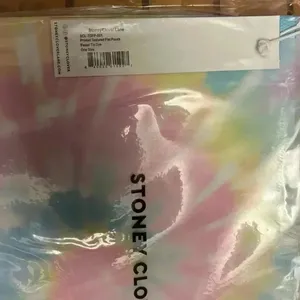NWT Stoney Clover Lane Printed Flat Pouch Rainbow Tie Dye thumbnail 3