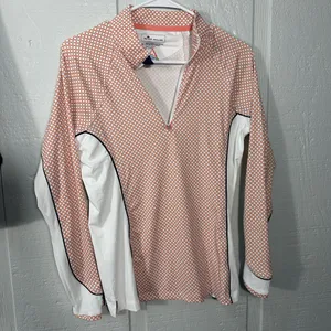 Peter Millar Women’s 1/4 Zip Golf Jacket Size Small EUC thumbnail 2