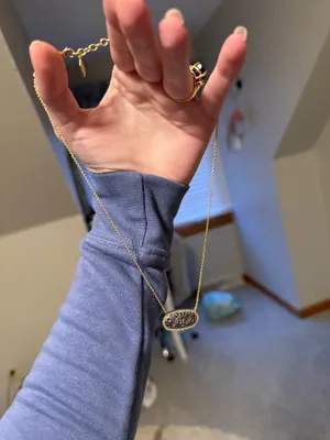 Sliver and gold Kendra Scott necklace thumbnail 2